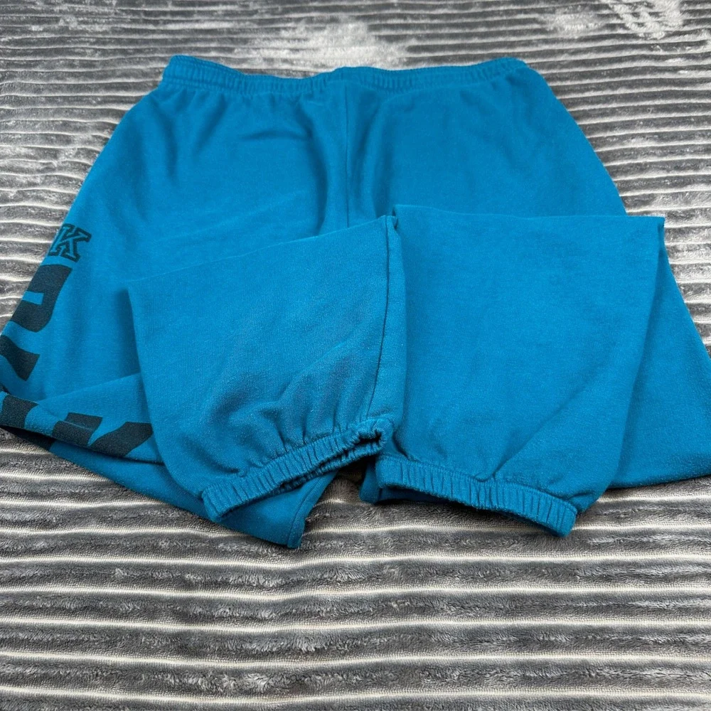 Victoria's Secret PINK Tracksuit Set Teal Blue Zip Hoodie Joggers Medium 307999